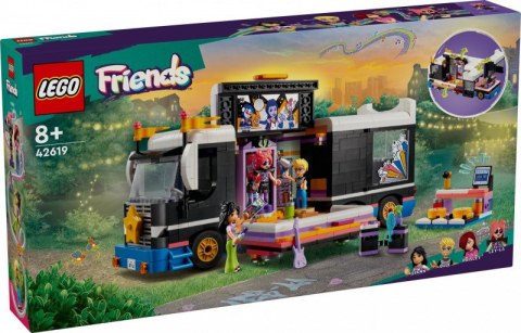 LEGO Klocki Friends 42619 Autobus koncertowy gwiazdy popu