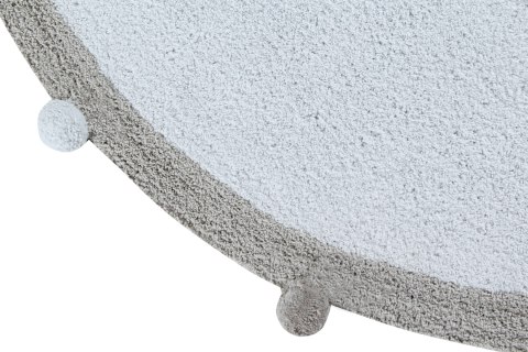 Lorena Canals Dywan bawełniany BUBBLY Soft Blue Ø 120 cm Lorena Canals Dywan bawełniany BUBBLY Soft Blue Ø 120 cm