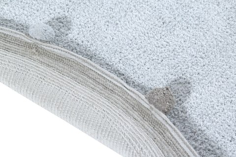 Lorena Canals Dywan bawełniany BUBBLY Soft Blue Ø 120 cm Lorena Canals Dywan bawełniany BUBBLY Soft Blue Ø 120 cm