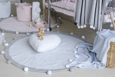 Lorena Canals Dywan bawełniany BUBBLY Soft Blue Ø 120 cm Lorena Canals Dywan bawełniany BUBBLY Soft Blue Ø 120 cm