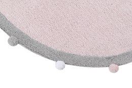 Lorena Canals Dywan bawełniany Bubbly Soft Pink Ø 120 cm