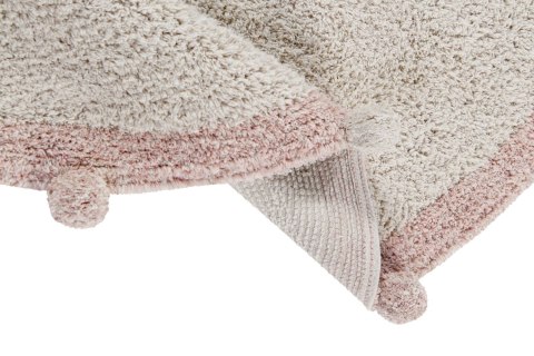 Lorena Canals Dywan bawełniany Bubbly Vintage Nude Ø 120 cm Lorena Canals Dywan bawełniany Bubbly Vintage Nude Ø 120 cm