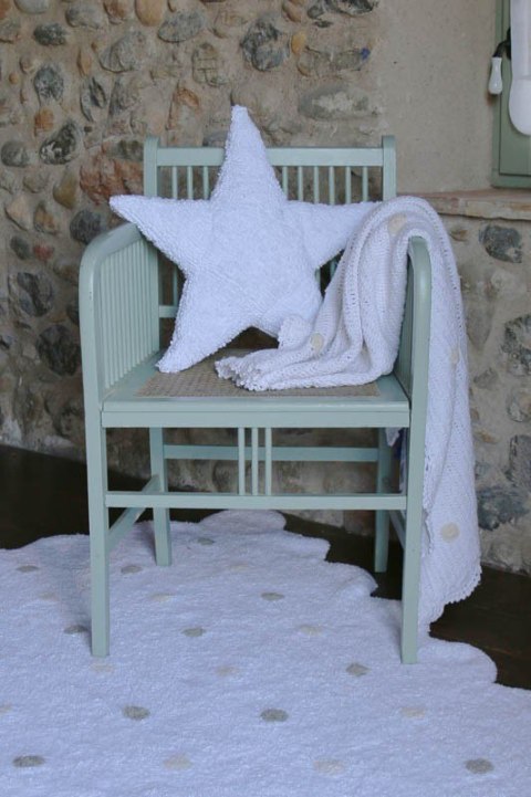 Lorena Canals Dywan bawełniany Galleta Blanco/White 120 x 160 cm Lorena Canals Dywan bawełniany Galleta Blanco/White 120 x 160 cm
