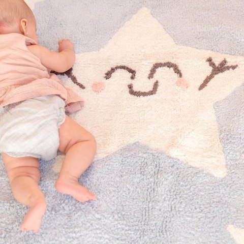Lorena Canals Dywan bawełniany Happy Star, Mr Wonderful & Lorena Canals 120 x 160 cm Lorena Canals Dywan bawełniany Happy Star, Mr Wonderful & Lorena Canals 120 x 160 cm