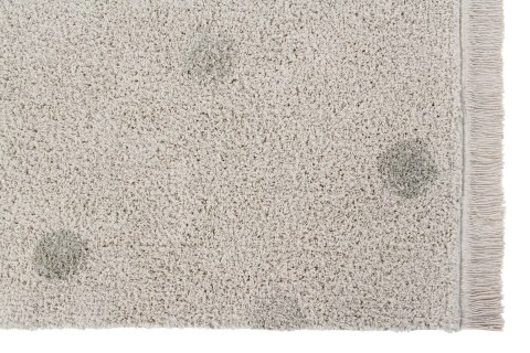 Lorena Canals Dywan bawełniany Hippy Dots Natural Olive 120 x 160 cm Lorena Canals Dywan bawełniany Hippy Dots Natural Olive 120 x 160 cm