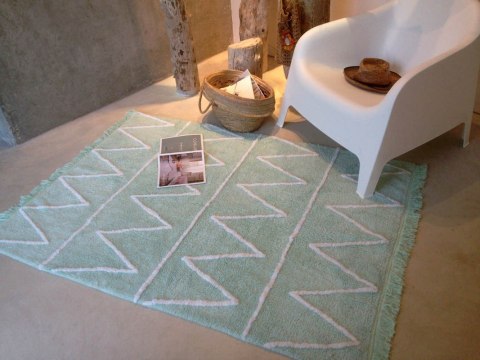 Lorena Canals Dywan bawełniany Hippy Mint 120 x 160 cm Lorena Canals Dywan bawełniany Hippy Mint 120 x 160 cm
