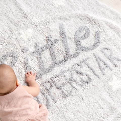 Lorena Canals Dywan bawełniany Little Superstar, Mr Wonderful & Lorena Canals Ø 120 cm Lorena Canals Dywan bawełniany Little Superstar, Mr Wonderful & Lorena Canals Ø 120 cm