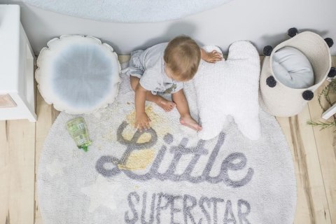 Lorena Canals Dywan bawełniany Little Superstar, Mr Wonderful & Lorena Canals Ø 120 cm Lorena Canals Dywan bawełniany Little Superstar, Mr Wonderful & Lorena Canals Ø 120 cm