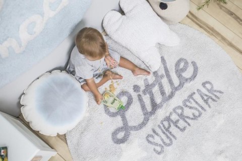 Lorena Canals Dywan bawełniany Little Superstar, Mr Wonderful & Lorena Canals Ø 120 cm Lorena Canals Dywan bawełniany Little Superstar, Mr Wonderful & Lorena Canals Ø 120 cm