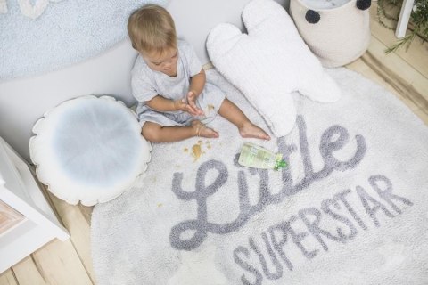 Lorena Canals Dywan bawełniany Little Superstar, Mr Wonderful & Lorena Canals Ø 120 cm Lorena Canals Dywan bawełniany Little Superstar, Mr Wonderful & Lorena Canals Ø 120 cm
