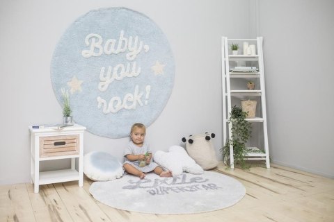 Lorena Canals Dywan bawełniany Little Superstar, Mr Wonderful & Lorena Canals Ø 120 cm Lorena Canals Dywan bawełniany Little Superstar, Mr Wonderful & Lorena Canals Ø 120 cm