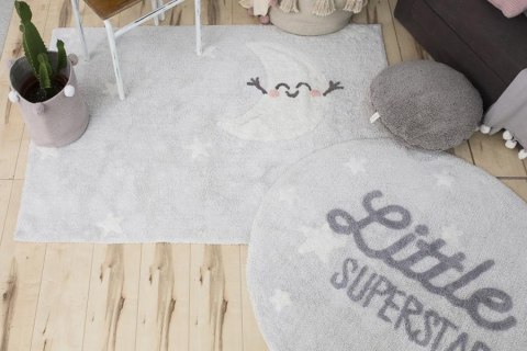 Lorena Canals Dywan bawełniany Little Superstar, Mr Wonderful & Lorena Canals Ø 120 cm Lorena Canals Dywan bawełniany Little Superstar, Mr Wonderful & Lorena Canals Ø 120 cm