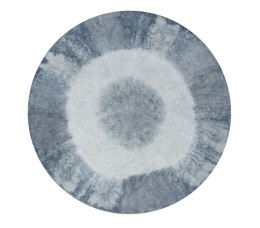 Lorena Canals Dywan bawełniany Tie-Dye Vintage Blue Ø 150 cm