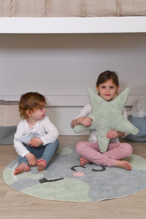 Dywan bawełniany Big Big World Mr Wonderful & Lorena Canals Ø100 cm Dywan bawełniany Big Big World Mr Wonderful & Lorena Canals Ø100 cm