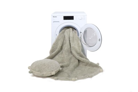Dywan bawełniany Bubbly Olive Natural Ø120 cm Lorena Canals Dywan bawełniany Bubbly Olive Natural Ø120 cm Lorena Canals