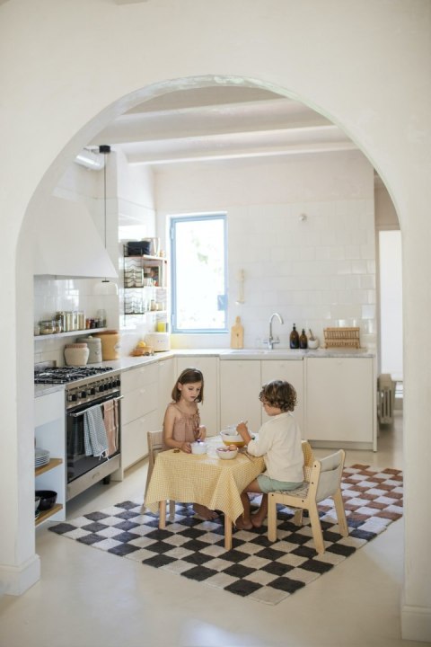 Dywan bawełniany Kitchen Tiles Dark Grey 120x160 cm Lorena Canals Dywan bawełniany Kitchen Tiles Dark Grey 120x160 cm Lorena Canals