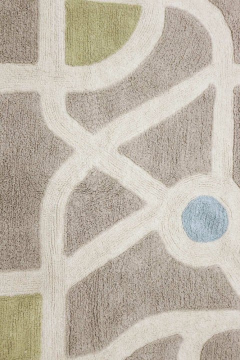 Dywan bawełniany do zabawy mapa miasta Eco-City 120x170 cm Lorena Canals Dywan bawełniany do zabawy mapa miasta Eco-City 120x170 cm Lorena Canals