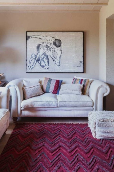 Lorena Canals Dywan bawełniany Earth Savannah Red 170 x 240 cm Lorena Canals Dywan bawełniany Earth Savannah Red 170 x 240 cm