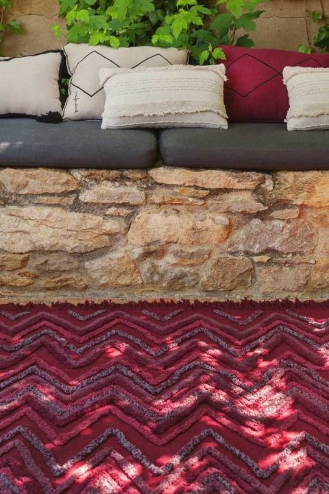 Lorena Canals Dywan bawełniany Earth Savannah Red 170 x 240 cm Lorena Canals Dywan bawełniany Earth Savannah Red 170 x 240 cm