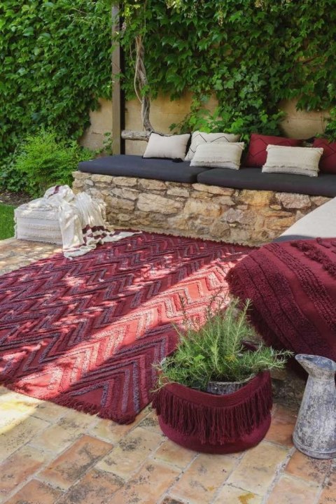 Lorena Canals Dywan bawełniany Earth Savannah Red 170 x 240 cm Lorena Canals Dywan bawełniany Earth Savannah Red 170 x 240 cm