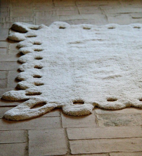 Lorena Canals Dywan bawełniany Puntilla Crema/Beige 120 x 160 cm Lorena Canals Dywan bawełniany Puntilla Crema/Beige 120 x 160 cm