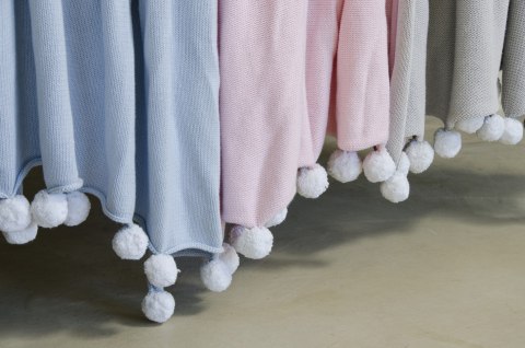 Lorena Canals Kocyk bawełniany Bubbly Soft Blue Lorena Canals Kocyk bawełniany Bubbly Soft Blue