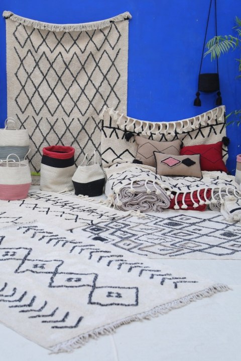 Lorena Canals Kosz dekoracyjny Bazaar Aubergine Lorena Canals Kosz dekoracyjny Bazaar Aubergine