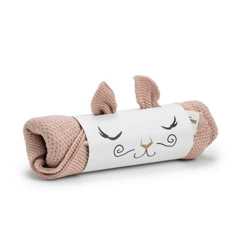 Elodie Details - Kocyk Dzianinowy Oeko-Tex Powder Pink Elodie Details - Kocyk Dzianinowy Oeko-Tex Powder Pink