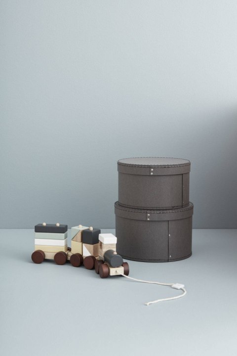 Kid's Concept - Pociąg z klockami do ciągnięcia natural Kid's Concept - Pociąg z klockami do ciągnięcia natural