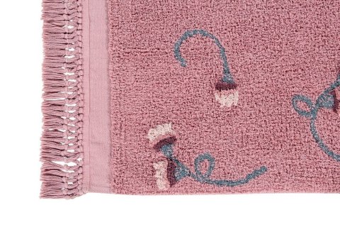 Lorena Canals Dywan bawełniany English Garden Ash Rose 140 x 210 cm Lorena Canals Dywan bawełniany English Garden Ash Rose 140 x 210 cm