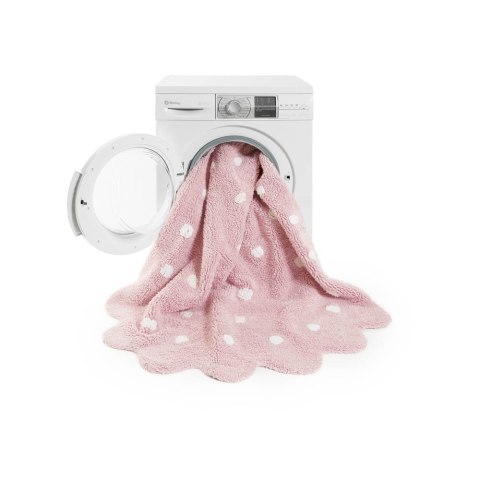 Lorena Canals Dywan bawełniany Galletita Rosa/Pink Ø 140 cm Lorena Canals Dywan bawełniany Galletita Rosa/Pink Ø 140 cm