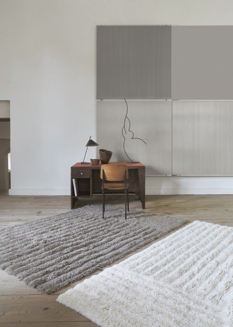 Dywan wełniany Dunes White 170x240 cm Lorena Canals Dywan wełniany Dunes White 170x240 cm Lorena Canals