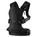 BABYBJORN ONE - nosidełko, Czarny + śliniaczek do nosidełka ergonomicznego One