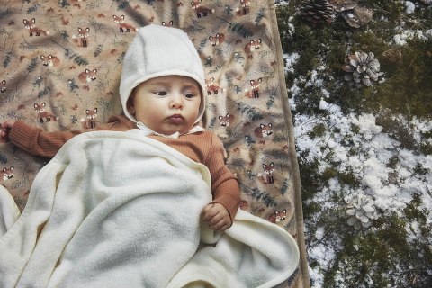 Elodie Details - Kocyk Pearl Velvet - Nordic Woodland Elodie Details - Kocyk Pearl Velvet - Nordic Woodland