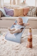 BABYBJORN - leżaczek BALANCE SOFT MESH - Niebieski/Biały