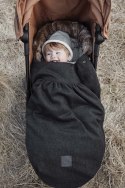 Elodie Details - wełniany śpiworek do wózka - Tweed