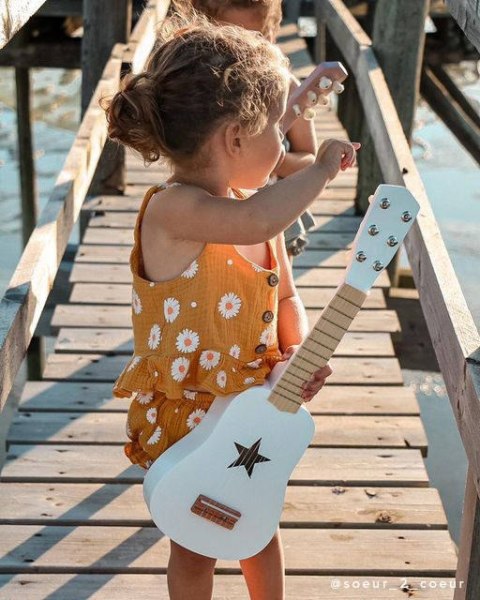Kid's Concept - Gitara drewniana, white Kid's Concept - Gitara drewniana, white