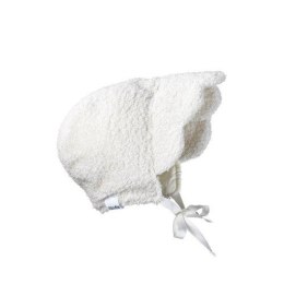 Elodie Details - Czapka Baby Bonnet - White Bouclé - 1-2 lata