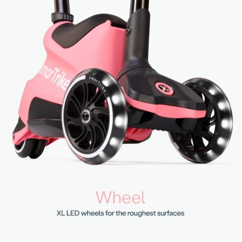 SmarTrike - Hulajnoga 4w1 Xtend Scooter + Ride-on - Salmon Pink SmarTrike - Hulajnoga 4w1 Xtend Scooter + Ride-on - Salmon Pink