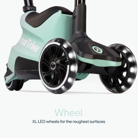 SmarTrike - Hulajnoga 4w1 Xtend Scooter + Ride-on - Soft Green SmarTrike - Hulajnoga 4w1 Xtend Scooter + Ride-on - Soft Green