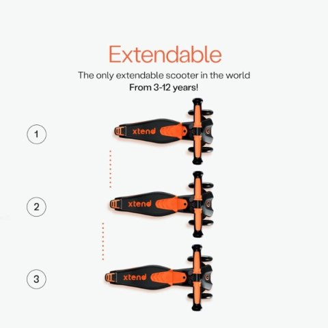 SmarTrike - Hulajnoga 3w1 Xtend Scooter - Orange SmarTrike - Hulajnoga 3w1 Xtend Scooter - Orange