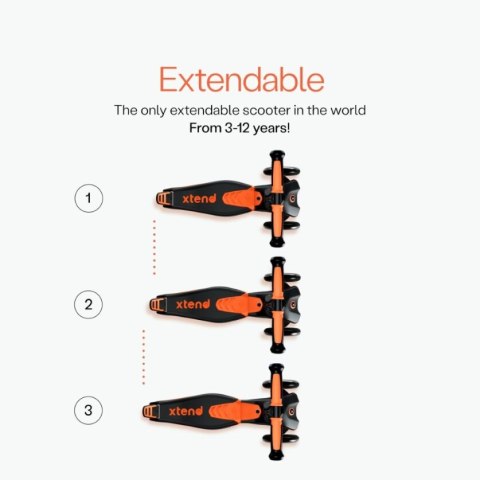 SmarTrike - Hulajnoga 4w1- Xtend Ride-on - Orange SmarTrike - Hulajnoga 4w1- Xtend Ride-on - Orange