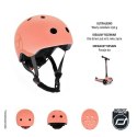 SCOOTANDRIDE - Kask S-M dla dzieci 3+ Peach