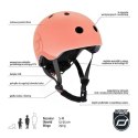 SCOOTANDRIDE - Kask S-M dla dzieci 3+ Peach