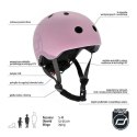 SCOOTANDRIDE - Kask S-M dla dzieci 3+ Rose