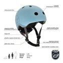 SCOOTANDRIDE - Kask S-M dla dzieci 3+ Steel