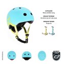 SCOOTANDRIDE - Kask XXS-S dla dzieci 1-5 lat Blueberry