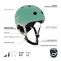 SCOOTANDRIDE - Kask XXS-S dla dzieci 1-5 lat Forest