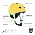 SCOOTANDRIDE - Kask XXS-S dla dzieci 1-5 lat Lemon