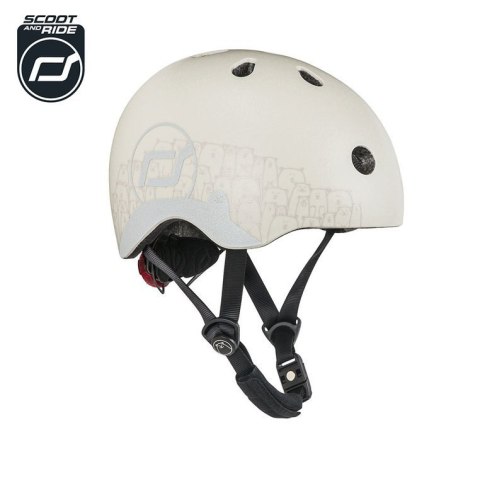 SCOOTANDRIDE - Kask z odblaskami XXS-S dla dzieci 1-5 lat Ash Bear SCOOTANDRIDE - Kask z odblaskami XXS-S dla dzieci 1-5 lat Ash Bear